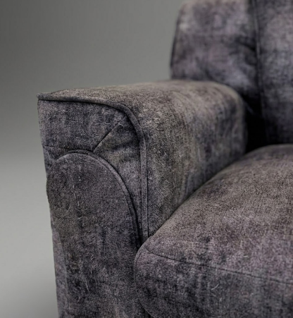 Recron Luxury 5-Seater Sofa – Graphite Grey Edition