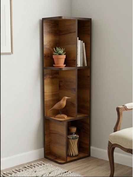 BOOK SHELF (PAETICAL BORD WOOD)