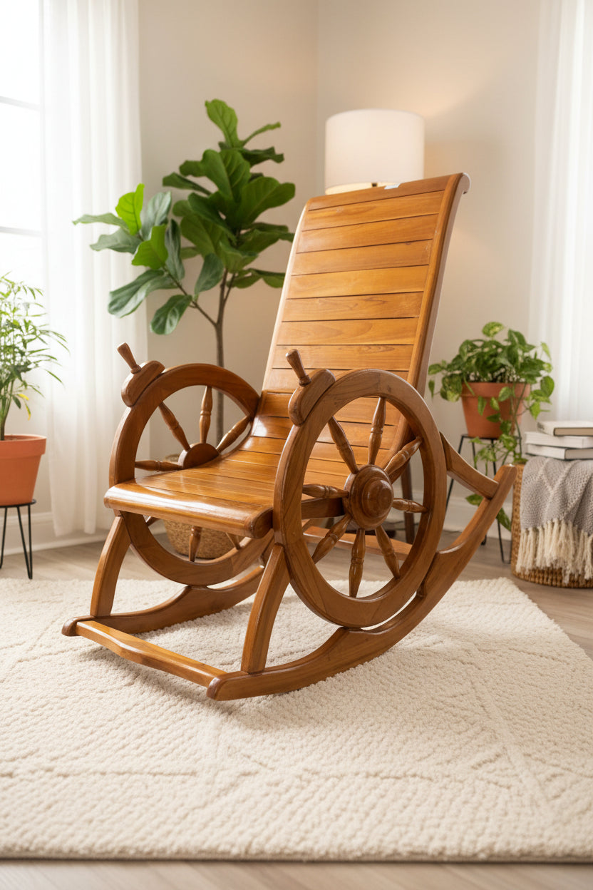 ROCKING CHAIR (TEEK WOOD)