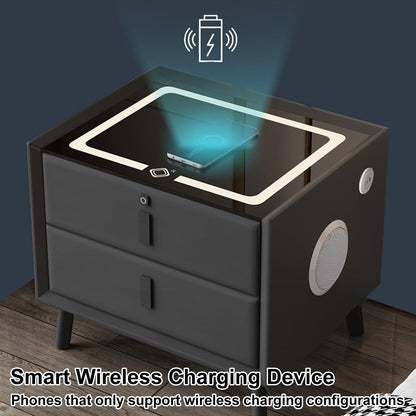 BED SIDE STORAGE (GEN_Z WIRE LESS  CHARGING)