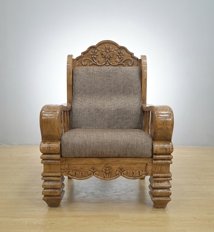 Premium Teak Wood 5-Seater Sofa Set