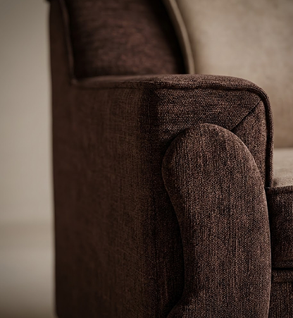 PU Foam Comfort 3-Seater Sofa – Dual-Tone Edition